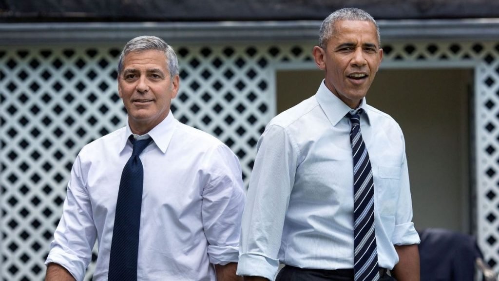  George Clooney says wife Amal beat him and Obama In a Basket Ball game-Trendy Bash