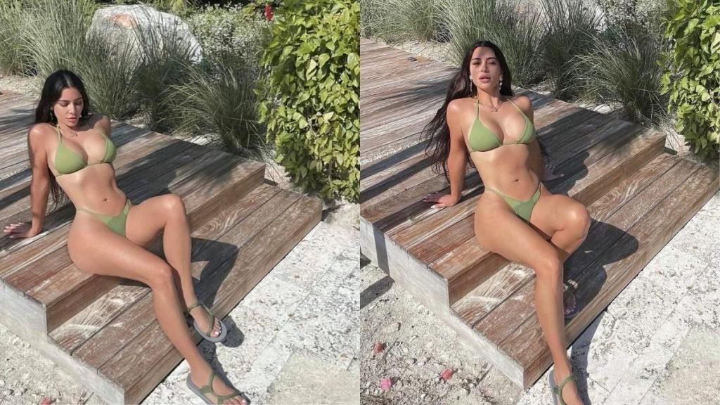 Kim Kardashian treats fans to sunkissed pictures - Trendy Bash
