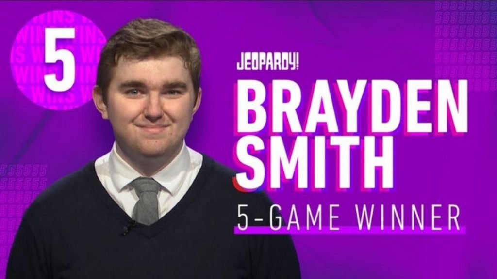 Brayden Smith, Five-time 'Jeopardy!' Champ, dies at 24 Trendy Bash
