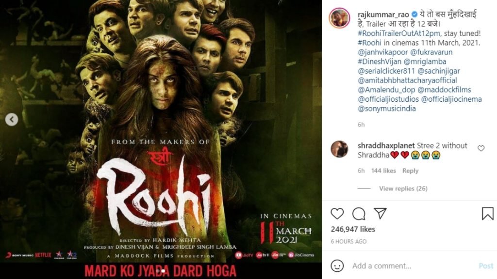 Roohi Trailer: Janhvi Kapoor As A Ghost Turns Rajkummar Rao's Life Upside Down