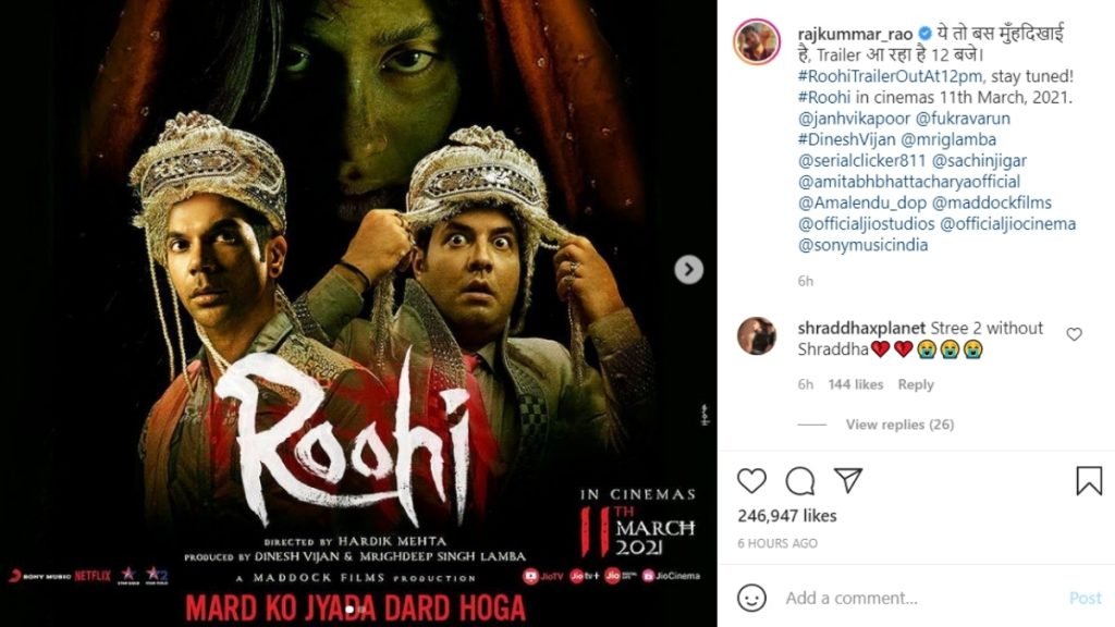 Roohi Trailer: Janhvi Kapoor As A Ghost Turns Rajkummar Rao's Life Upside Down