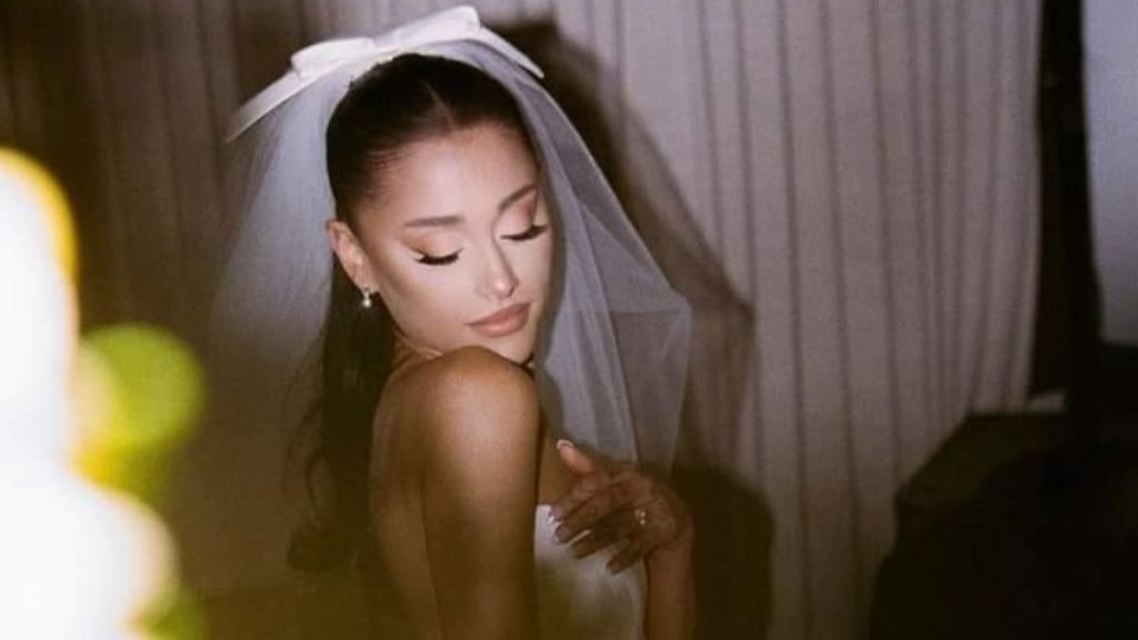 Ariana Grande shared adorable glimpses from her wedding day